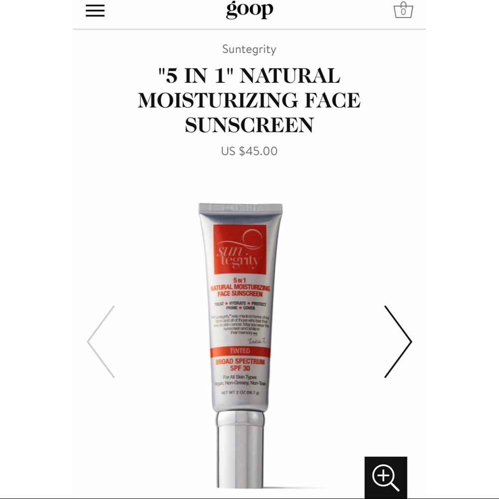 Suntegrity 5 in 1 Natural Moisturizing Sunscreen